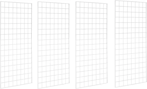 Vista 12 de Paneles de rejilla de grado comercial – Panel de rejilla resistente para cualquier exhibición minorista, 2 pies de ancho x 4 pies de alto, 3 paneles