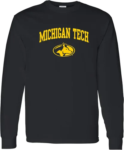 Vista 120 de NCAA oficial de College – University Team Color Arco Logo Manga Larga