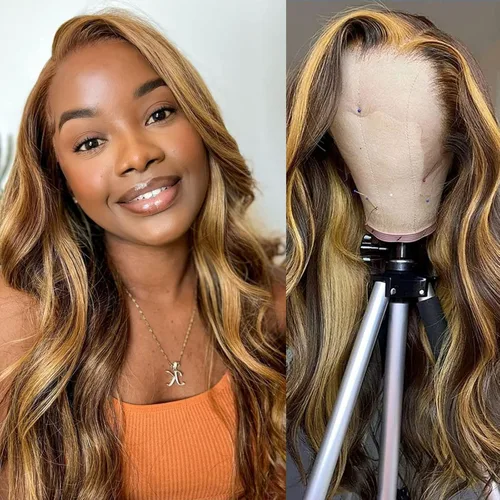 Vista 30 de Aaliweya - Pelucas de cierre de encaje HD de 5 x 5, cabello humano, onda corporal, 5x5, con encaje frontal, para mujeres, densidad de 180, cierre