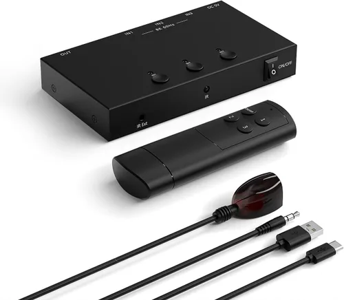 Vista 11 de ZUZONG Interruptor HDMI de 4 puertos 4k@60hz conmutador HDMI 4 en 1 salida HDCP 2.0 HDMI2.0 Hub soporta 3D compatible con interruptor/interruptor