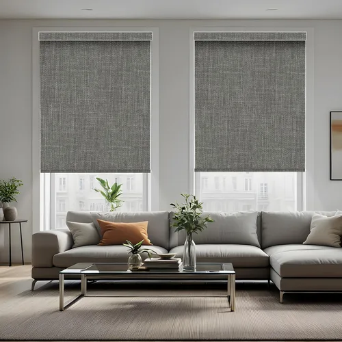 Vista 29 de Persiana Motorizada, Compatible con Homekit Thread-Enabled, Persianas Inteligentes 100% Opacas con Control Remoto, Persiana Enrollable Eléctrica