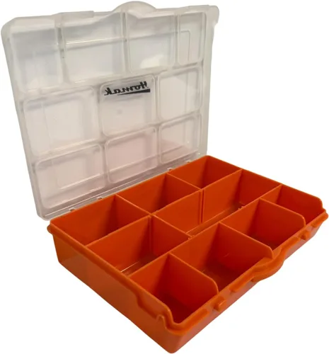 Vista 4 de Homak 6-1/4 pulgadas x 8 pulgadas caja de almacenamiento de plástico, corto, HA01086175