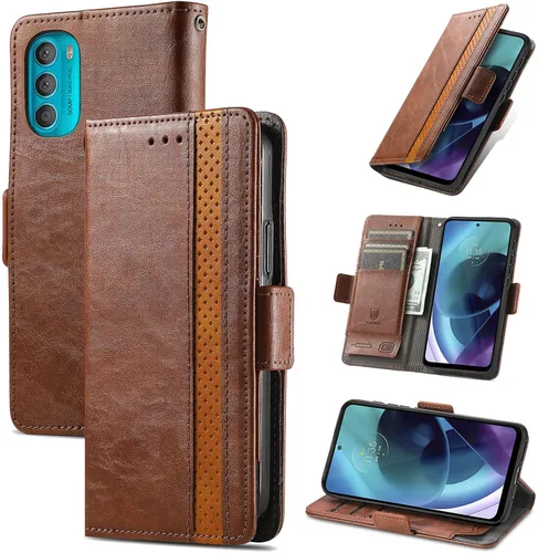 Vista 135 de Funda para Samsung Galaxy Z Fold3 5G, funda para Samsung Galaxy Z Fold 3 5G Funda de piel sintética con ranuras para tarjetas Flip Stand Funda Negro
