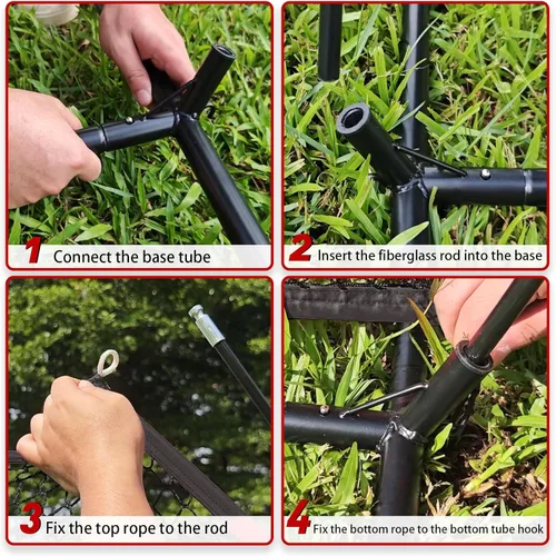 Vista 7 de 7×7FT Golf/Baseball/Softball Practice Net for Batting, Hitting, Pitching, Training, Portable Baseball Golf Net with Carry Bag, for All Levels, Easy