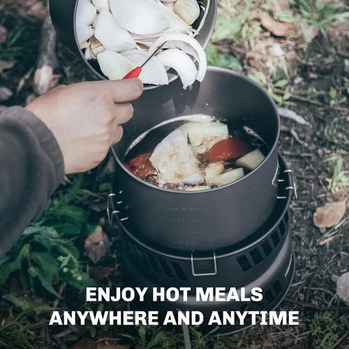 Vista 11 de Fire Maple Versatile Outdoor Cooking Set Gas Stove Camping Cookware Kit