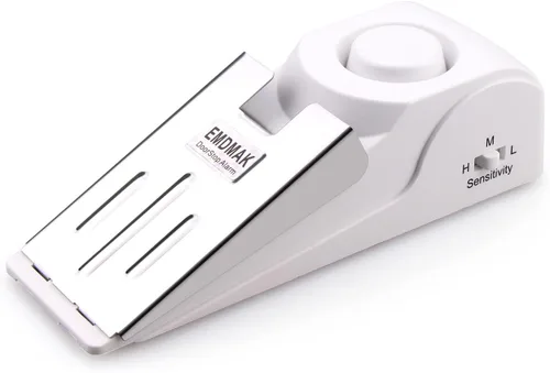 Vista 13 de EMDMAK - Alarma de tope de puerta con tope de puerta de sirena de 120 dB para el hogar y los viajes (negro) (paquete de 1)