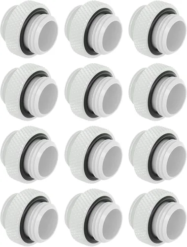 Vista 15 de dracaena.io Paquete de 12 unidades de rosca G1/4 pulgadas, mini extensor macho a macho con junta tórica de apriete, accesorio de compresión