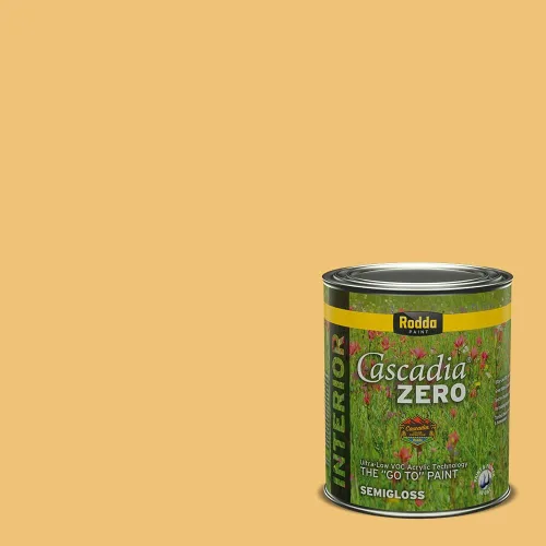 Vista 127 de Rodda Paint CASCADIA ZERO - Pintura e imprimación semibrillante para interiores en uno, cuarto de galón, bizcocho de limón