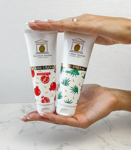 Vista 5 de Crema de manos con aceite de oliva, fórmula hidratante profunda y nutritiva para manos suaves y flexibles (aloe), 3.38 onzas líquidas