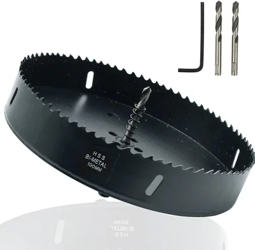 Vista 37 de Sierra de agujero de 1-1/2"/38mm para metal, madera y corte de plástico Cortador de agujeros - 2 piezas