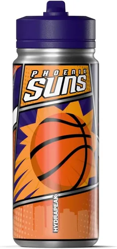 Vista 72 de Hydrapeak x NBA Los Angeles Lakers Botella de agua de 591 ml de acero inoxidable, botella deportiva con doble pared aislada con licencia