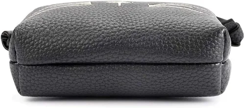 Vista 5 de Bolso de gato para niñas pequeñas, cartera tipo bandolera para niñas pequeñas, Negro