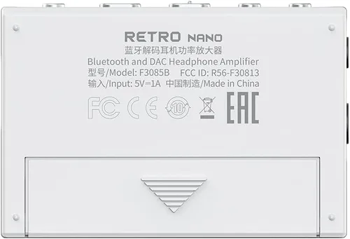 Vista 2 de FiiO/Snowsky Retro Nano Bluetooth USB DAC AMP con LDAC, aptX Adaptive, aptX LL (salida desequilibrada de 3.5mm y salida equilibrada de 4.4mm)