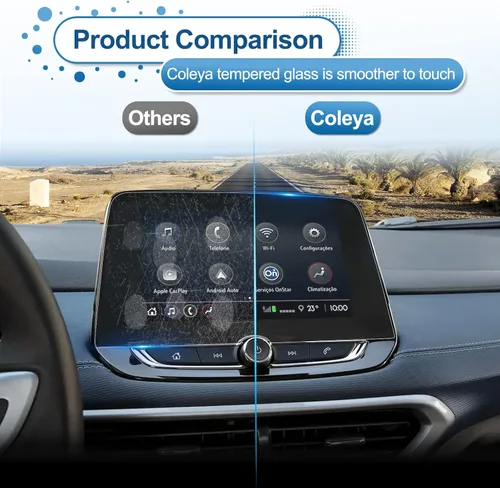 Vista 7 de Protector de pantalla Chevy Trax 2020 2021 2022 2023 para Chevrolet Trax pantalla táctil de 8 pulgadas, vidrio templado 9H 2023 Chevy Trax