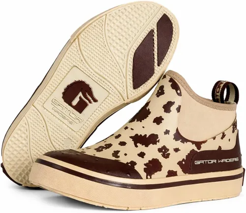 Vista 15 de Gator Waders Botas de Campamento de Malla de Aire para Mujeres - Botas de Tobillo Duraderas Transpirables Antideslizantes Impermeables para Acampar