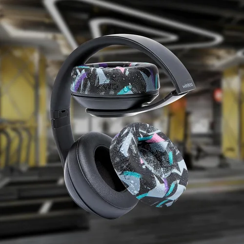 Vista 4 de WC SweatZ Studio - Fundas patentadas para almohadillas de oído para Beats Studio 3 (A1914) & Beats Studio 2 (B0500 / B0501), fabricadas por Wicked