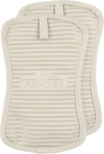 Vista 15 de All-Clad Soporte para ollas y almohadilla caliente: resistente al calor hasta 500 grados, 100% algodón, almohadilla caliente de 10 x 6.25 pulgadas
