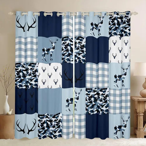 Vista 11 de Manfei Cortinas musicales para ventana, diseño retro con notas musicales impresas, para dormitorio, sala de estar, tema musical, tratamiento