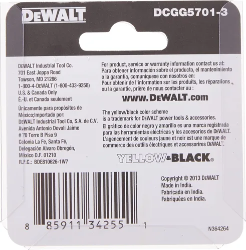 Vista 5 de DEWALT Acoplador de pistola de engrase, resistente, NPT, 1/8 pulgadas, paquete de 3 (DCGG5701-3)