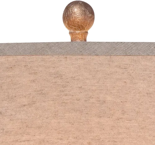 Vista 3 de Franklin Iron Works Bentley - Juego de 2 lámparas de mesa rústicas de 29 pulgadas de alto con diseño de hojas marrones martilladas de metal blanco