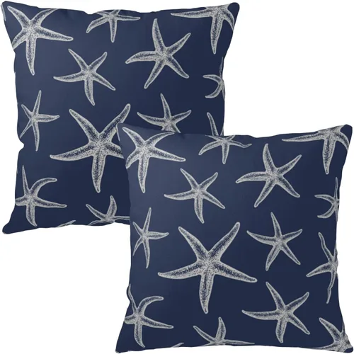 Vista 25 de Juego de 2 fundas de almohada de 16 x 16 pulgadas con diseño patriótico floral y estrellas de la independencia del Día de los Caídos, fundas
