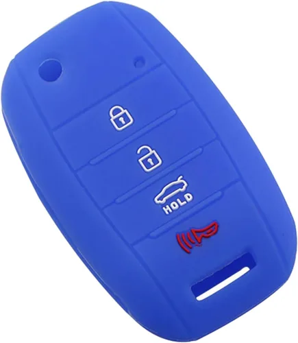 Vista 8 de Jfqm - Funda de silicona para llave de automóvil para Kia Sportage, ajuste para Cerato, ajuste óptimo para K2, K3, K4, K5, Rio Fit para Picanto