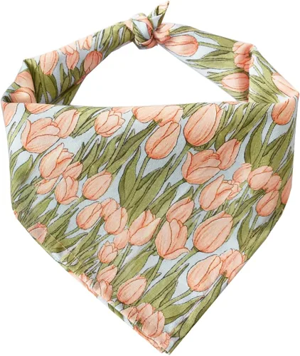 Vista 8 de Bubblepup Bandana para perro, 1 bandana de verano para perro, cómodas bandanas de algodón para perro niño y niña, bufanda triangular para perros