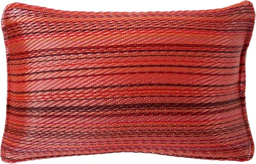 Vista 21 de Fab Habitat - Almohada lumbar de exterior de plástico reciclado premium, impermeable, resistente a la decoloración, a rayas, para patio, porche