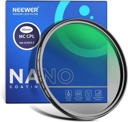 Vista 27 de NEEWER Filtro polarizador circular MC CPL de 1.693 in con nano multiresistente 24 capas con vidrio óptico HD para lentes, reduce