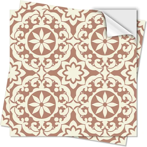 Vista 10 de Alwayspon Adhesivos de transferencia de azulejos de vinilo esmerilado para despegar y pegar, calcomanías autoadhesivas para azulejos de pared