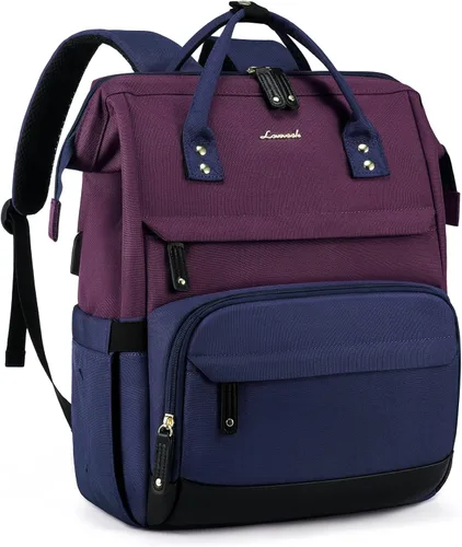 Vista 17 de LOVEVOOK Mochila para laptop para mujer, 15,6 pulg.