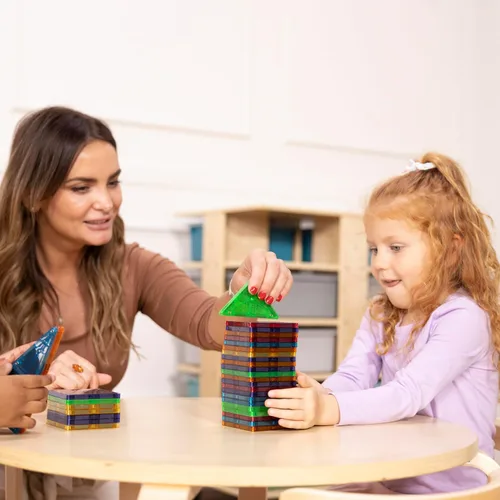 Vista 10 de ECR4Kids juego de mesa y silla de madera curvada y respaldo curvo, muebles para niños, natural, 5 piezas