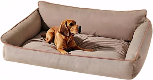 Dog Bed Deluxe Plush Dog Crate Beds Comfy Kennel Pad Anti-Slip Pet Sleeping Mat Dogs Breeds Pet Bed