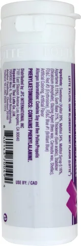 Vista 3 de Lotte Xylitol Blueberry Mint Gum 1.02 oz (paquete de 1)