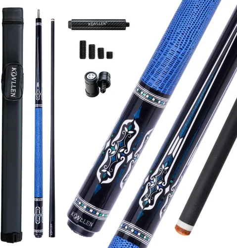 Vista 27 de KONLLEN Carbon Fiber Pool Cue 2.0 – 58" Low Deflection Performance Cue for Improved Accuracy & Consistency, 12.5mm Tip, Pro Taper
