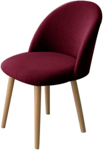 Vista 9 de XMNTG Juego de 4 fundas elásticas de jacquard gris para silla de comedor, con respaldo curvado, fundas para silla de acento modernas de mediados