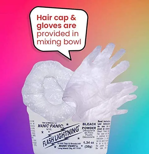 Vista 6 de Set decolorante Manic Panic Flash Lightning, caja volumen 30