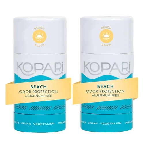 Vista 10 de Kopari Desodorante de coco sin aluminio, no tóxico y limpio a base de plantas, sin aluminio, parabenos o bicarbonato de sodio, protección de larga