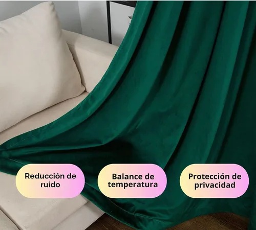 Vista 8 de Cortinas opacas de terciopelo negro para sala de estar, 52 pulgadas de ancho x 63 pulgadas de largo, cortinas opacas de lujo para dormitorio