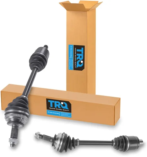 Vista 140 de TRQ Juego de conjunto de eje de transmisión CV delantero para conductor y pasajero, 2 piezas, compatible con Ford Explorer 4WD 95-01, Explorer AWD