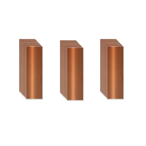 Vista 184 de Adhesivos reflectantes reflectantes de 1 pulgada de diámetro, reflector, impermeable, cinta adhesiva de advertencia de alta visibilidad