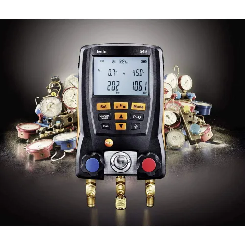 Vista 3 de testo 549 I Colector digital para aire acondicionado, sistemas de refrigeración y bombas de calor