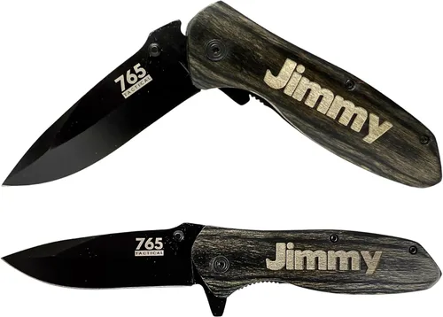 Navaja de bolsillo grabada de regalo para hombres, cuchillo personalizado de hijo, hija, esposa para marido, papá, hermano, abuelo, novio, perfecto