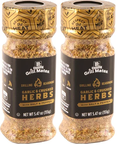 Vista 10 de McCormick Grill Mates Coarse Black Pepper & Flake Salt Grilling Seasoning, 5.71 oz