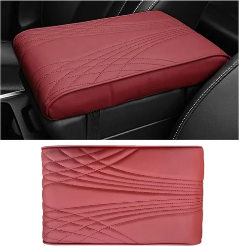 Vista 8 de Ziciner Funda para Consola Central de Coche, Cojín de Apoyo para Reposabrazos de Espuma Viscolástica de Cuero, Almohada Impermeable para Manos