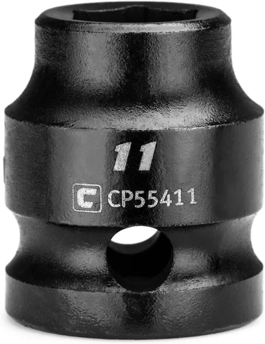 Vista 26 de Capri Tools Zócalo de impacto rechoncho de 0.394 in, accionamiento de 1/2", 6 puntos, métrico, CP55410