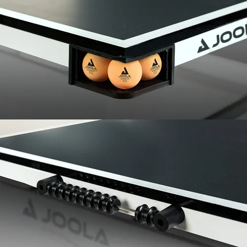 Vista 15 de JOOLA Rally TL - Mesa de ping pong profesional de MDF para interiores con abrazadera rápida y red de tenis de mesa y poste – 10 minutos de fácil