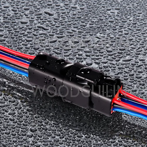 Vista 3 de Conector Deutsch DT de 6 pines, 6 vías, impermeable, DT, conector eléctrico automotriz macho hembra con cable de 16 AWG para automóviles, camiones