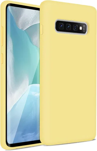 Vista 7 de Funda de silicona líquida compatible con Galaxy S10 Plus, protección de cuerpo completo de goma de gel a prueba de golpes para Galaxy S10 Plus