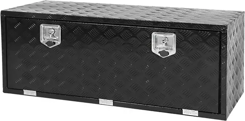 Vista 39 de Caja de Herramientas para Cama de Camión de 63 Pulgadas, Resistente, Pick up con Banda de Rodadura de 5 Barras, Caja de Almacenamiento, Cajas